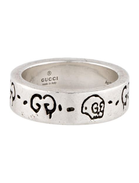 gucci ghost band ring